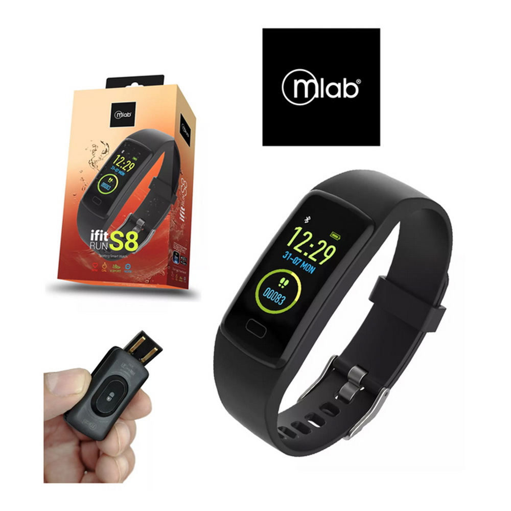 RELOJ SMARTWATCH BT IFIT RUN S8 HR BLACK
