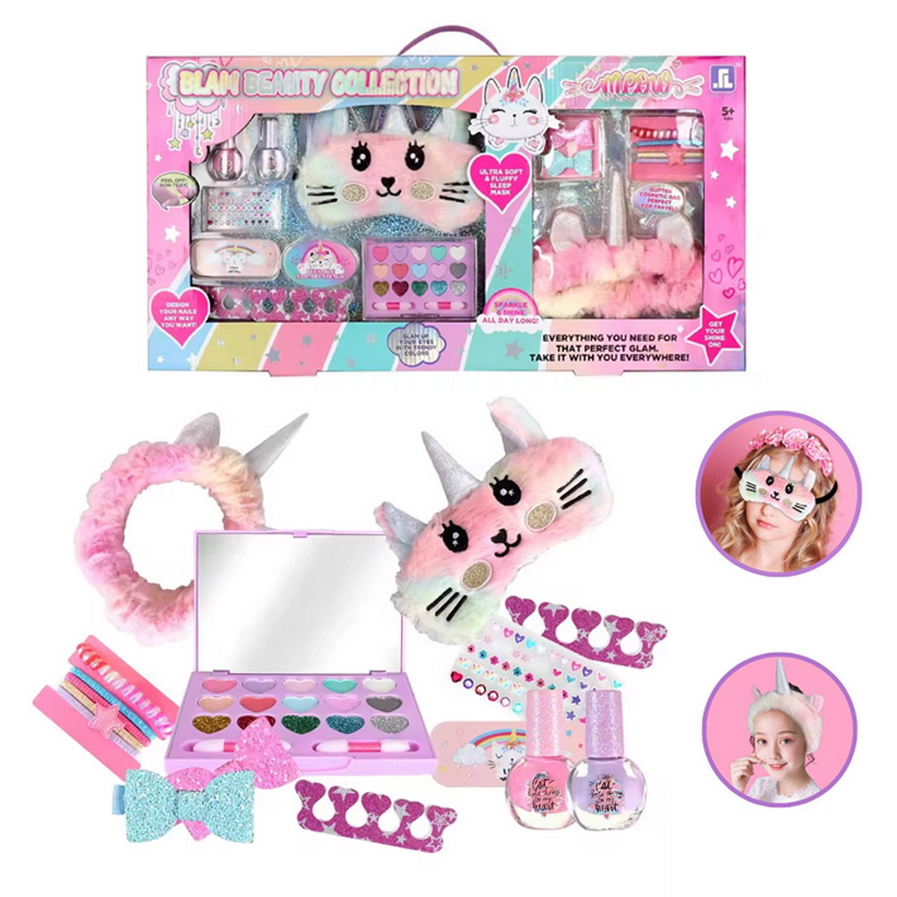 SET MAQUILLAJE CON ACCESORIOS           