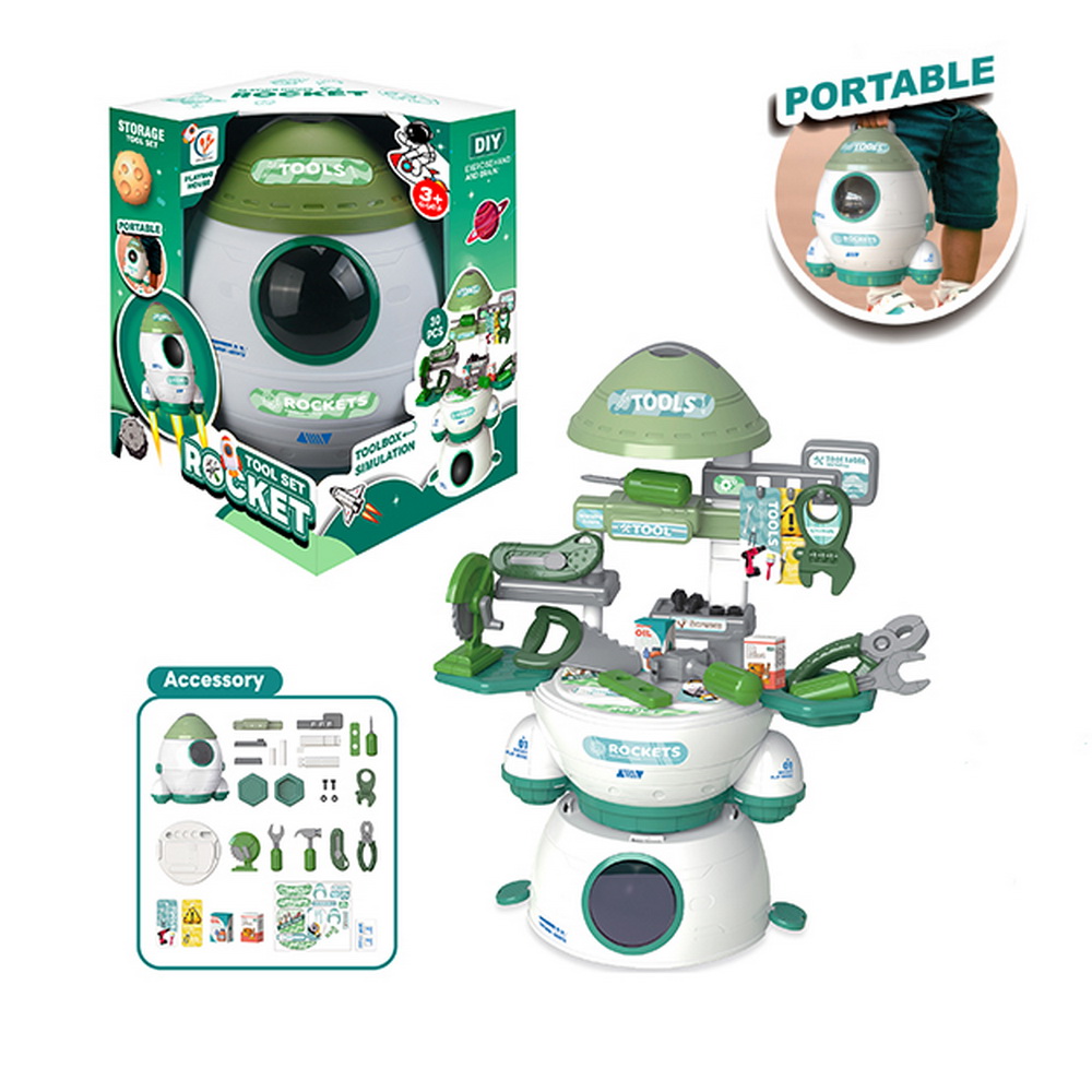 COHETE TRANSFORMA TALLER HERRAMIENTAS